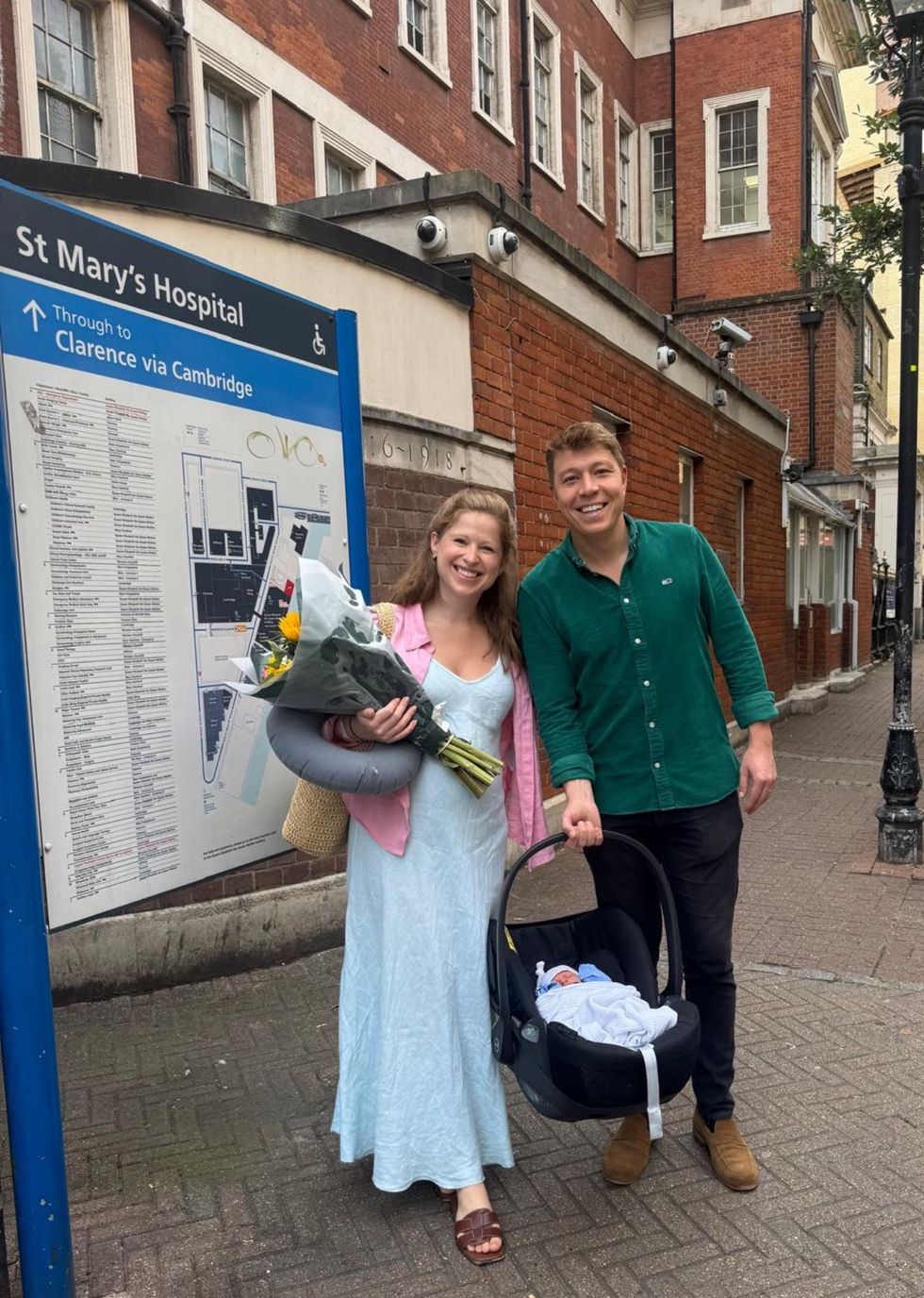 \u200bThe Christys with baby George