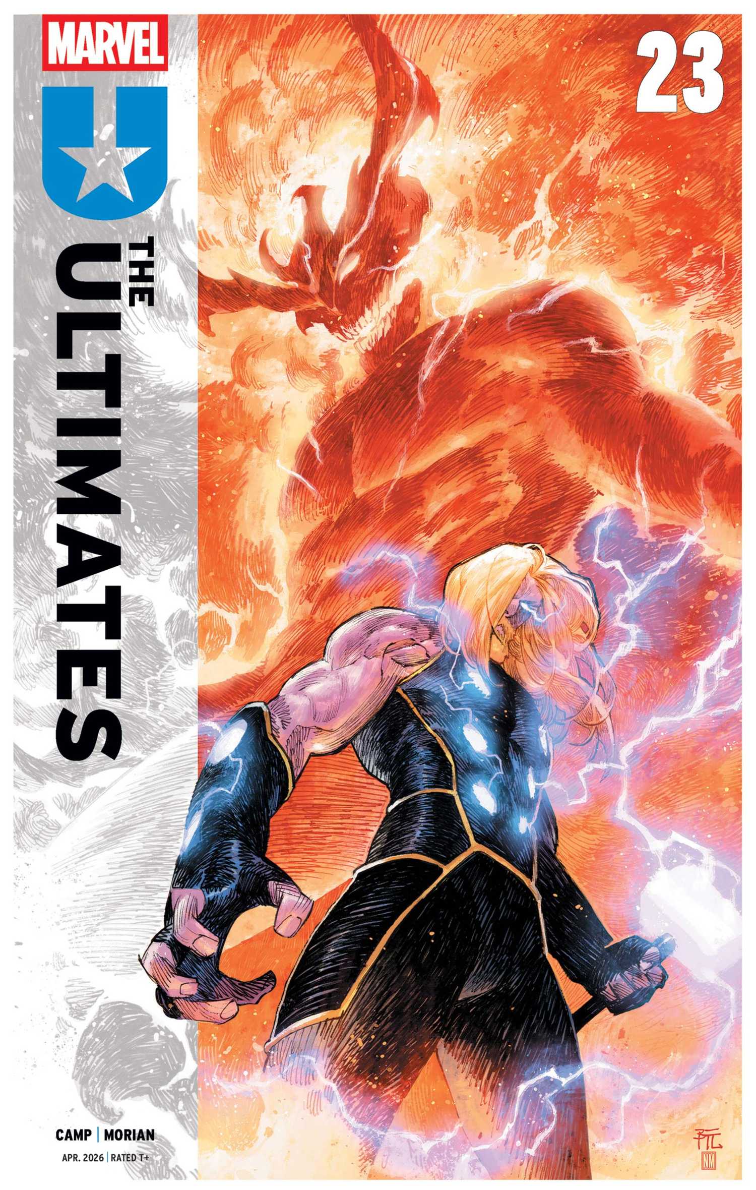 ultimates 23 cover showing thor vs surtur