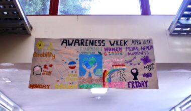 Students Gather Around Green for Annual Awareness Week