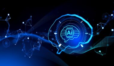 Artist rendering of AI in the brain.