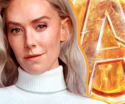 vanessa kirby's invisible woman and the fiery avengers logo