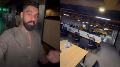 A Delhi founder posted a candid video on startup struggles. (Instagram/nikhill.gaurr )