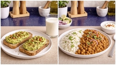 A vegetarian meal plan that has 100 g of protein.