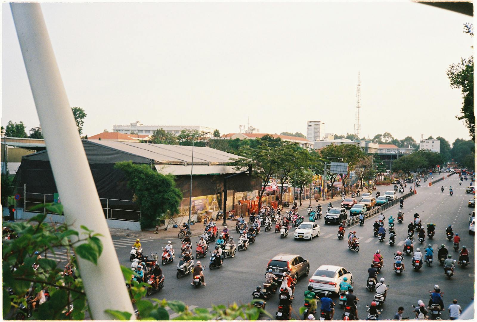 Vietnam motorcycle traffic fuel