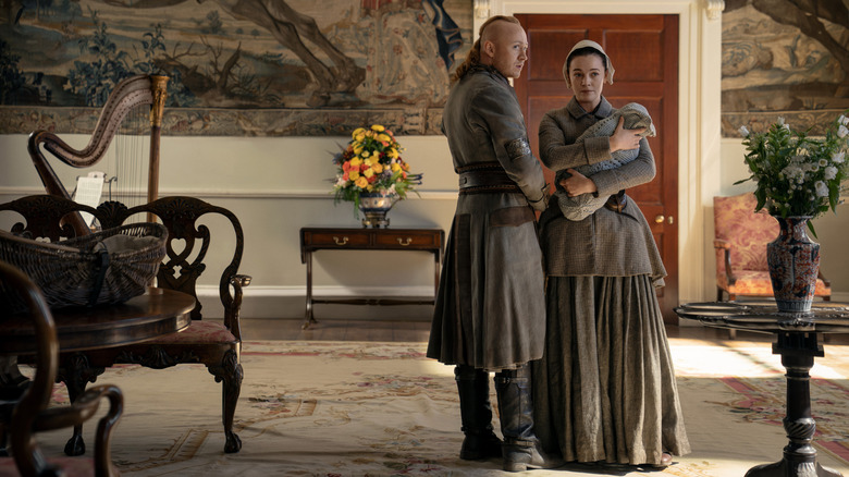 Ian, Rachel and Oggy in Outlander