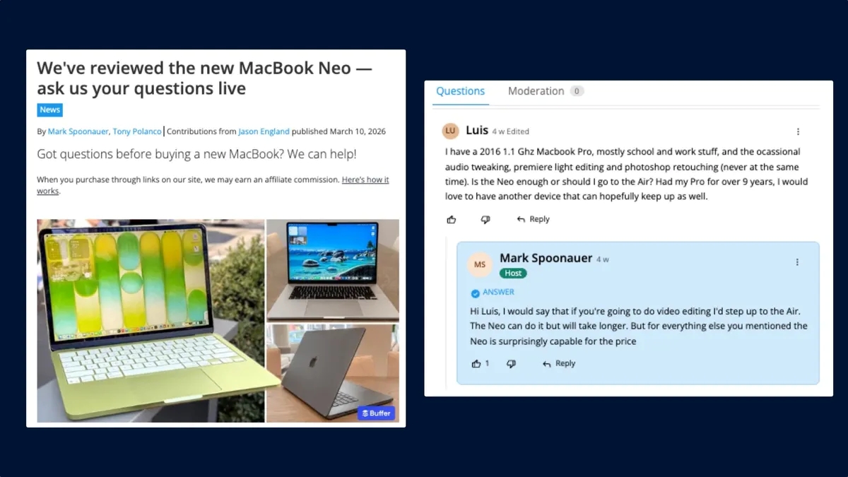 The new Tom's Guide Q&amp;As