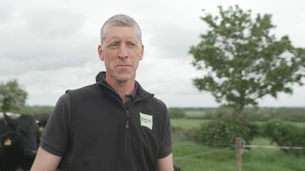 DJ Keeley farmer from Co Laois produces lower carbon beef