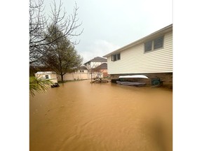 Flooding, farm field, Blenheim subdivision, drainage issue