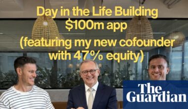Tech founders use AI-generated images to poke fun at Anthony Albanese in protest against tax changes | Tax