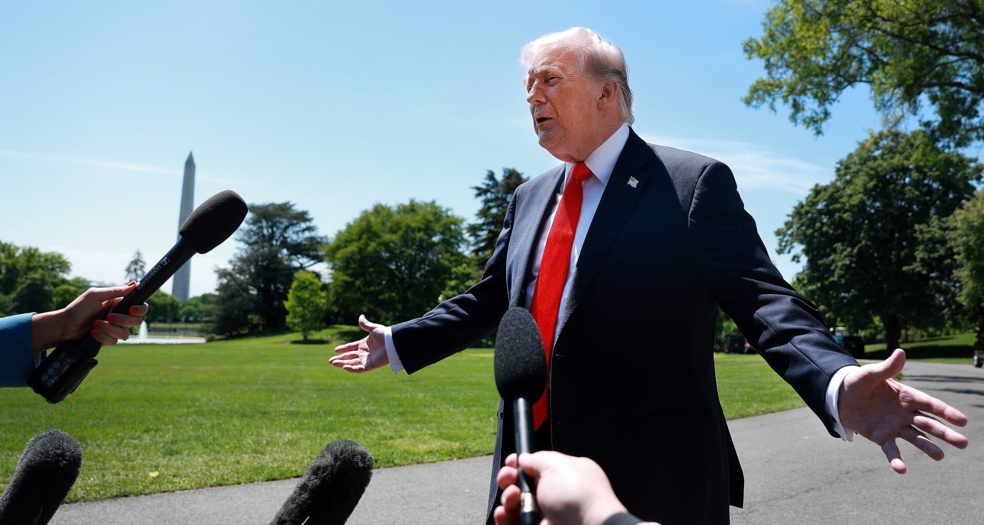 Trump says U.S. will 'free' ships trapped by Strait of Hormuz closure
