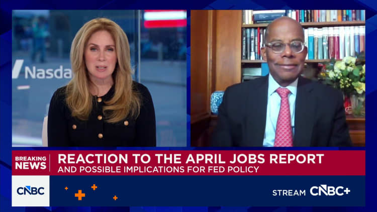 Roger Ferguson on April jobs report: One shouldn't be shocked with a rate hike later this year