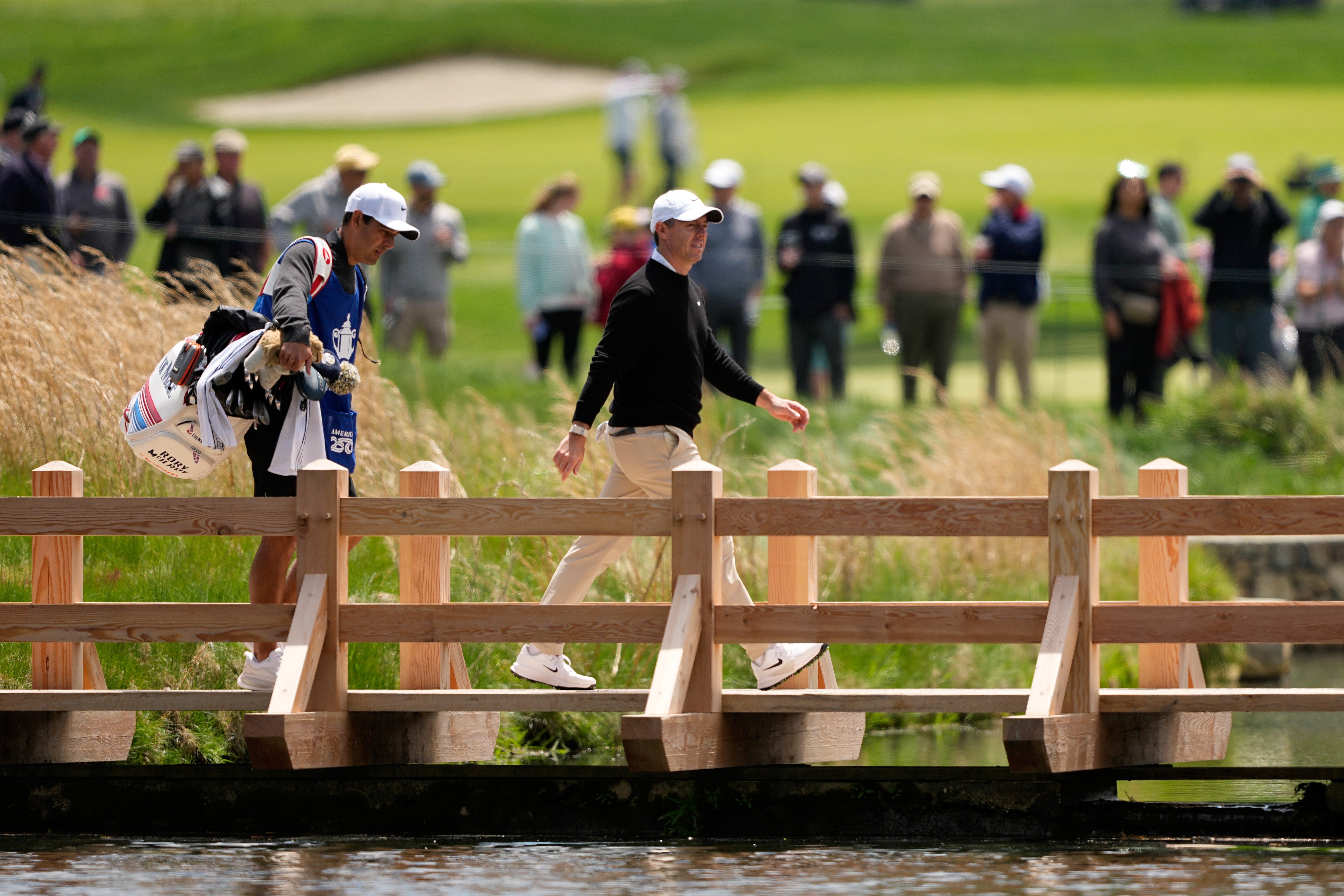 Rory McIlroy cut a frustrated figure in Philadelphia