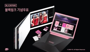 Commemorative BLACKPINK postage stamps / Courtesy of Korea Post