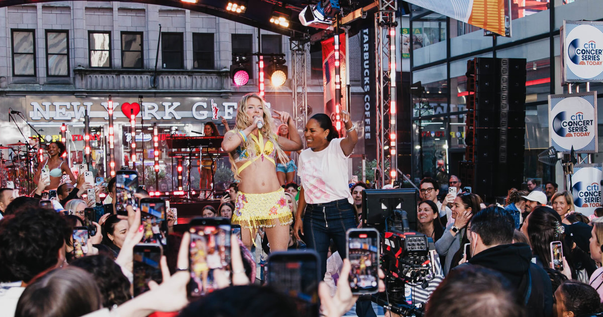 Sheinelle Jones Is Zara Larsson’s Surprise Guest at TODAY’s Citi Concert Series