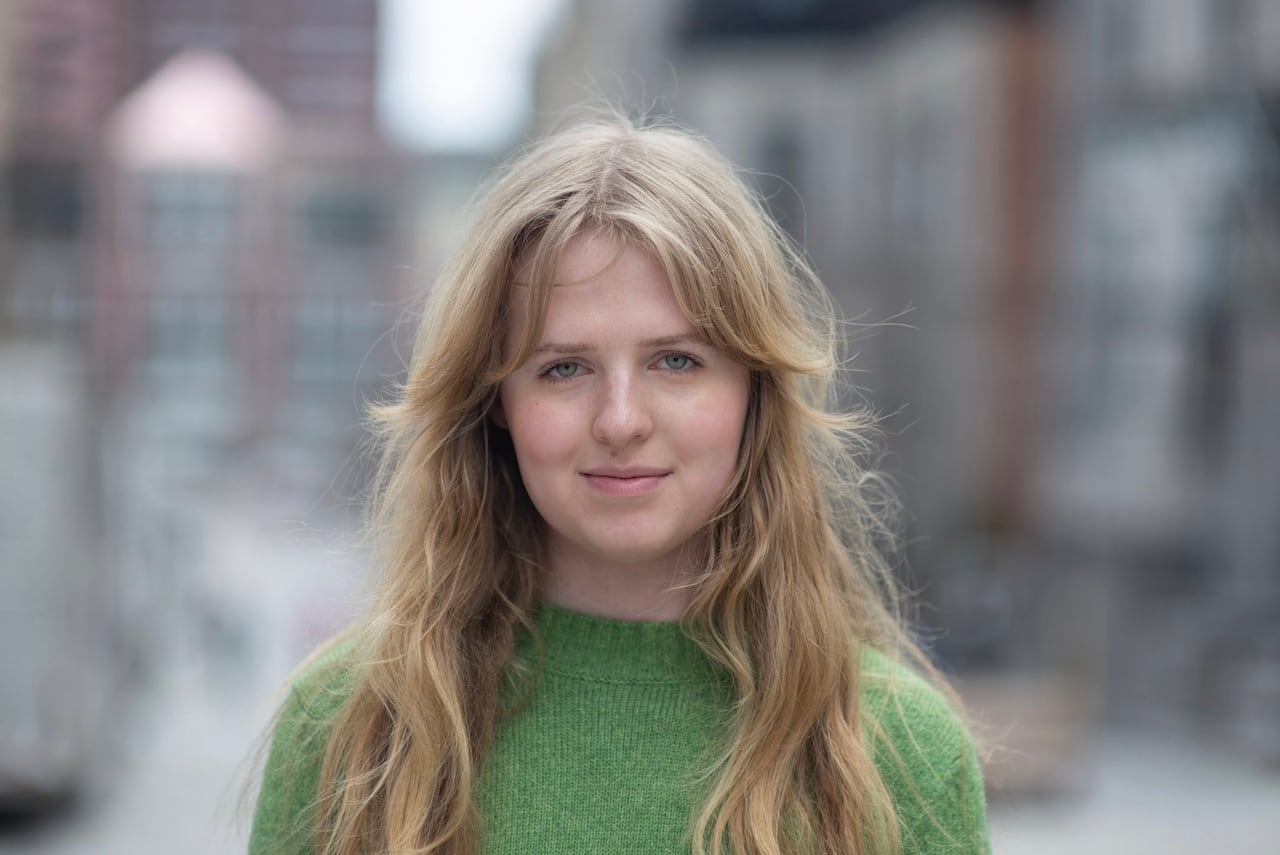 A closeup portrait of Emma Gimbert