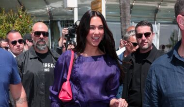 Dua Lipa Goes Technicolor in Cannes