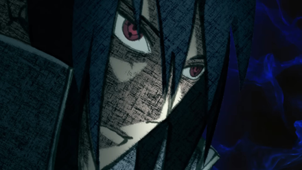 Sasuke Uchiha in Road of Naruto