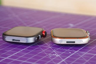 Huawei Watch Fit 4 Pro (left) vs the Watch Fit 5 Pro