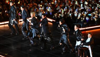 BTS perform during their free comeback concert, “BTS THE COMEBACK LIVE
