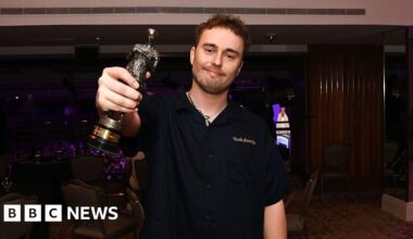 Sam Fender, Rosalía and Jacob Alon win Ivor Novello Awards - BBC