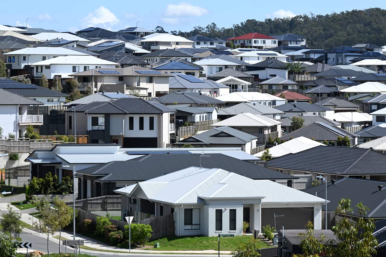 Houses on a hill
