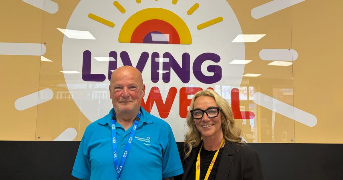 Man shares how Warrington's Living Well Hub saved his life