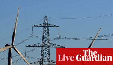 UK inflation eases more than expected to 2.8%, led by lower electricity and gas bills – business live | Business