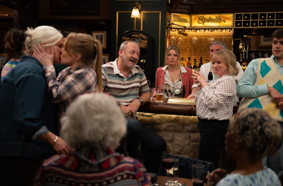 Charity Dingle, Vanessa Woodfield, Caitlin Todd, Nicola King, Lewis Barton, Jimmy King, Emmerdale charity dingle, vanessa woodfield, caitlin todd, nicola king, lewis barton, jimmy king, emmerdale