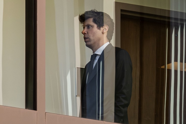 Sam Altman, chief executive officer and co-founder of OpenAI Inc., inside federal court in Oakland, California, US, on Thursday, May 14, 2026