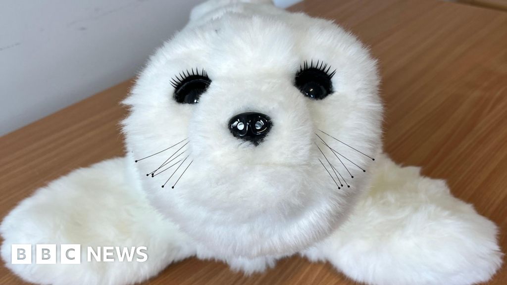 Robot seal to help mental health patients in Kent and Medway - BBC