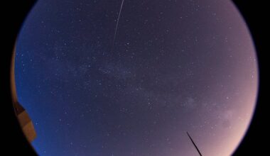 A 2017 Eta Aquariid. Credit: Elliot Herman.