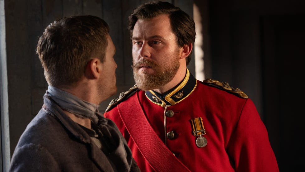 joshua calder (conor rowlett), captain blackwood (niall mcnamee)