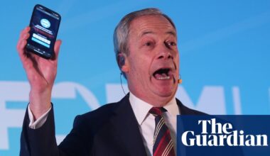 AI platforms reference Nigel Farage more than other leaders when prompted on UK politics, study shows | AI (artificial intelligence)