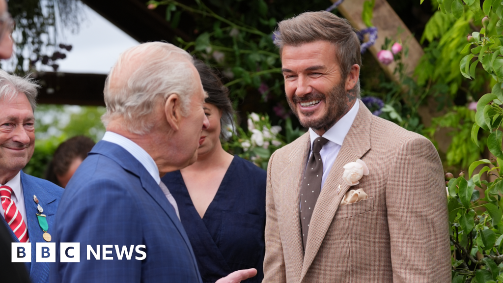 Beckham rose unveiled after daughter's request - BBC