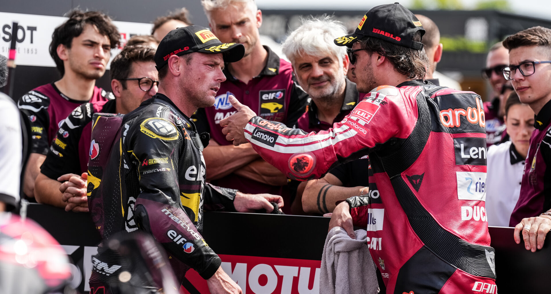Different tyre strategies, epic battles and more: Bulega, Lecuona and Sam Lowes on stunning Superpole Race