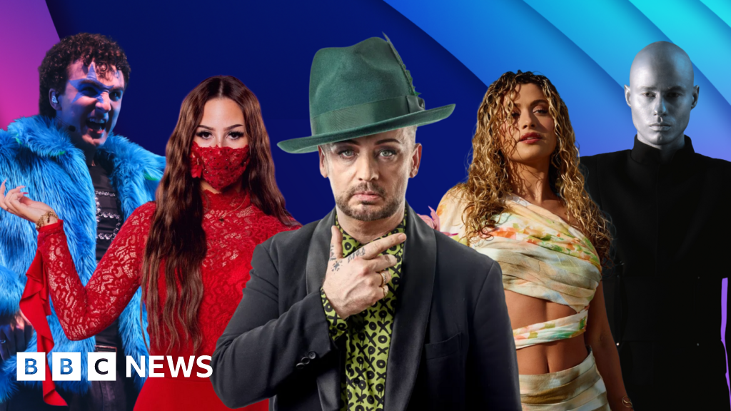 Anti-work anthems, Boy George and controversial lyrics: A guide to all 35 Eurovision songs - BBC