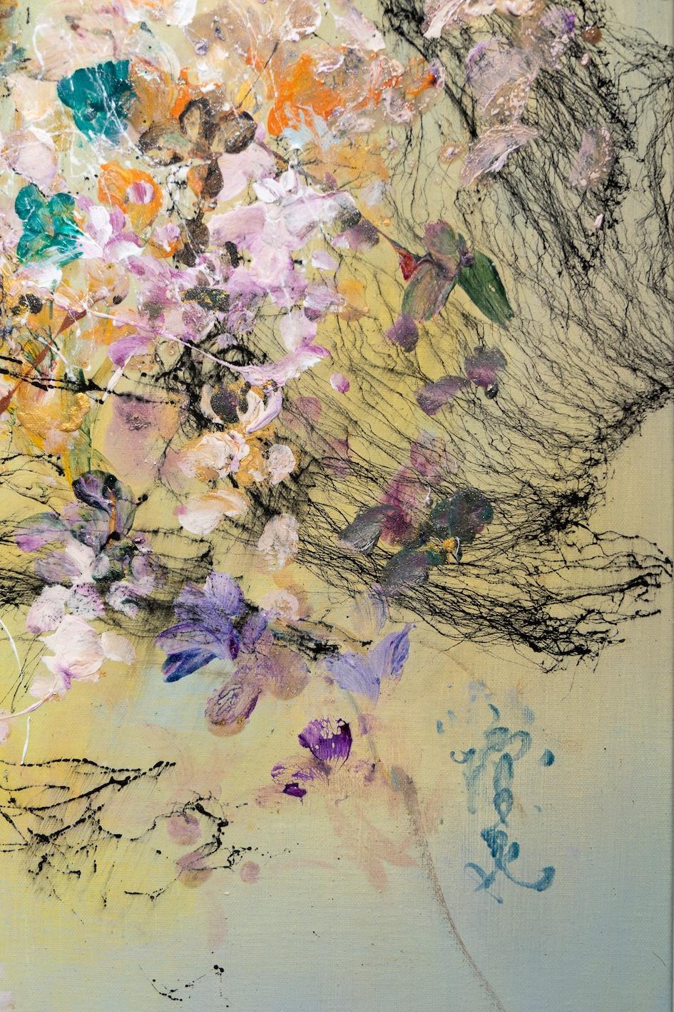 Paintings by Yu Chuan Chang. photo: Samatcha Apaisuwan