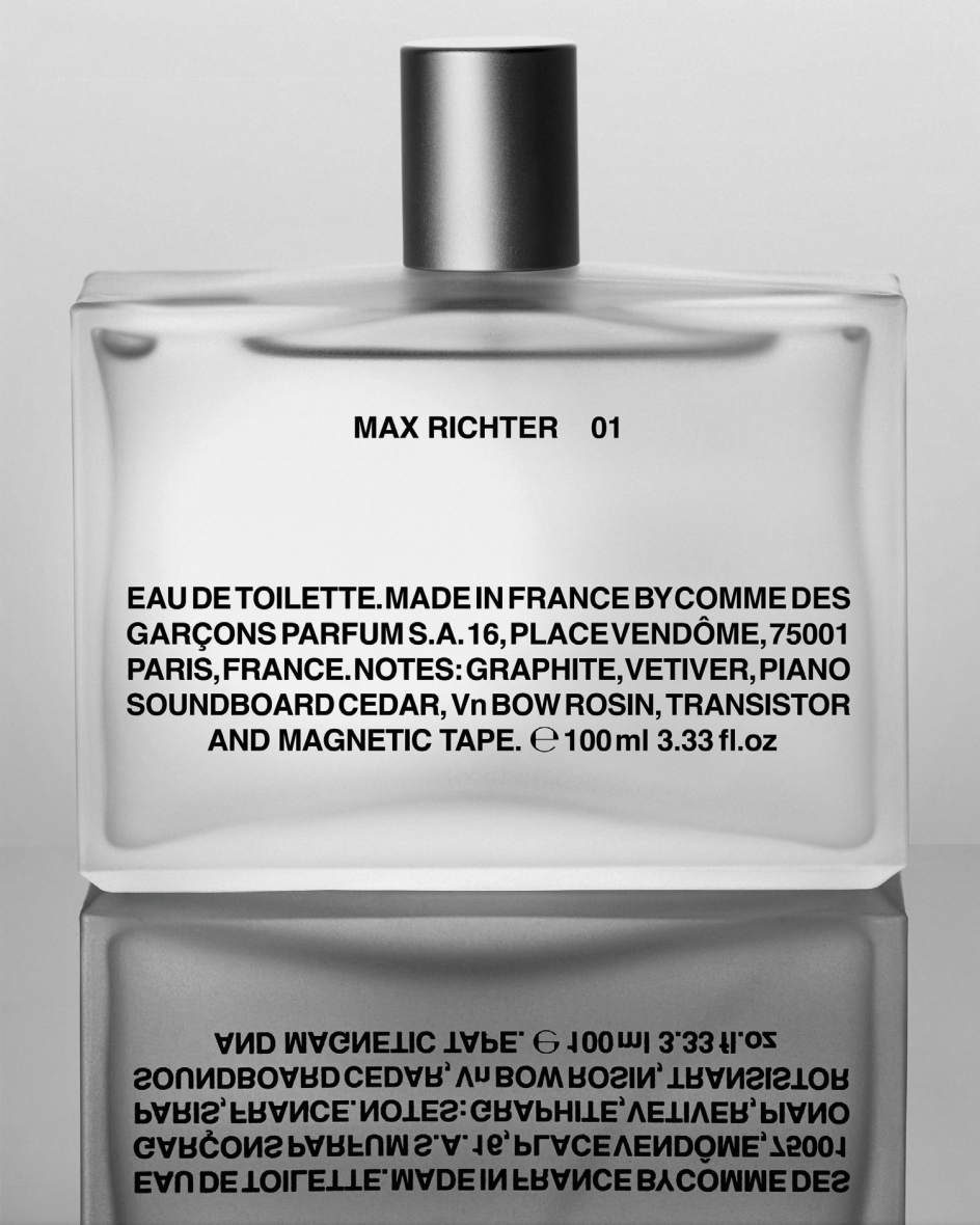 Max Richter 01 by Comme des Garçons Parfums. Design and art direction by Zak Group
