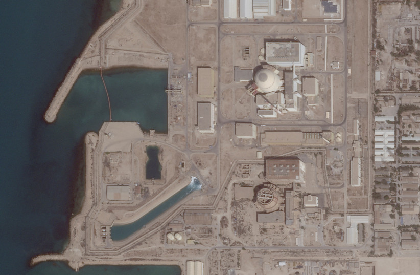 SATELLITE IMAGE shows the Bushehr Nuclear Power Plant, in Bushehr Province, Iran, May 26, 2025.