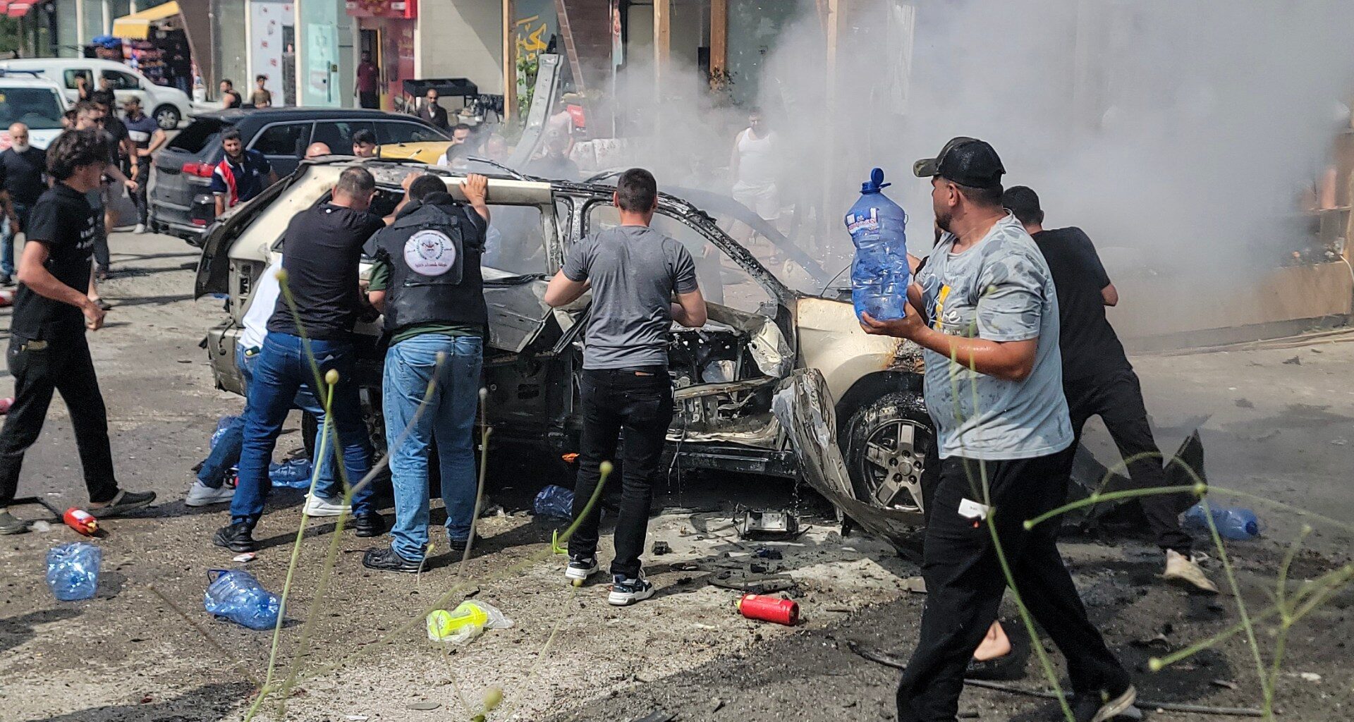 At least eight killed in Israeli drone strikes on Lebanon highway | Israel attacks Lebanon News