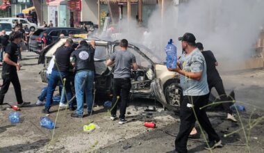 At least eight killed in Israeli drone strikes on Lebanon highway | Israel attacks Lebanon News