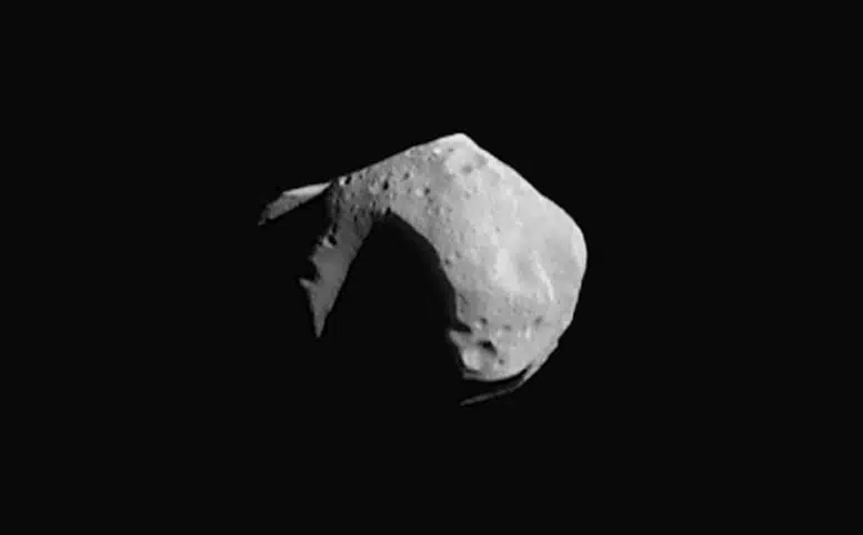 Asteroid 253 Mathilde, A Carbon Rich Asteroid Studied For Future Mining Missions.