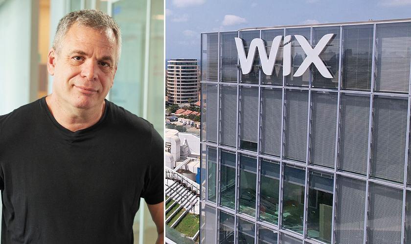 Wix CEO Avishai Abrahami. (Photos: Alan Tzatzkin, Twitter @nirzo) אבישי אברהמי מנכ"ל WIX וויקס