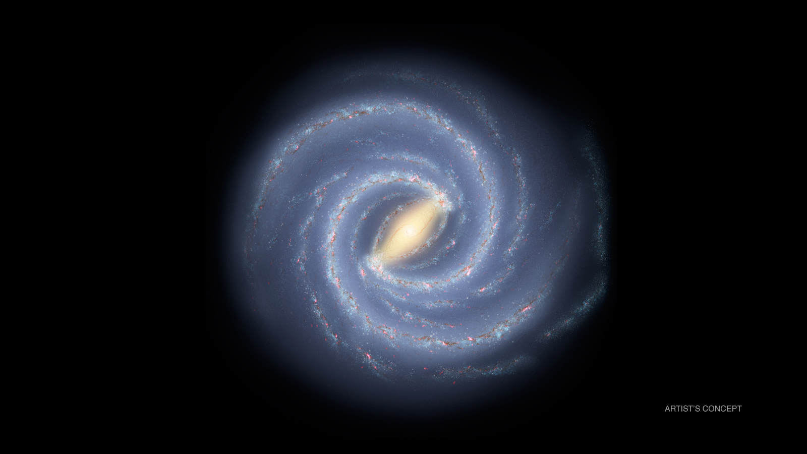 a white-blue wispy spiral on a black background
