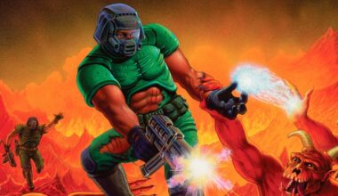 Doom box art from 1993