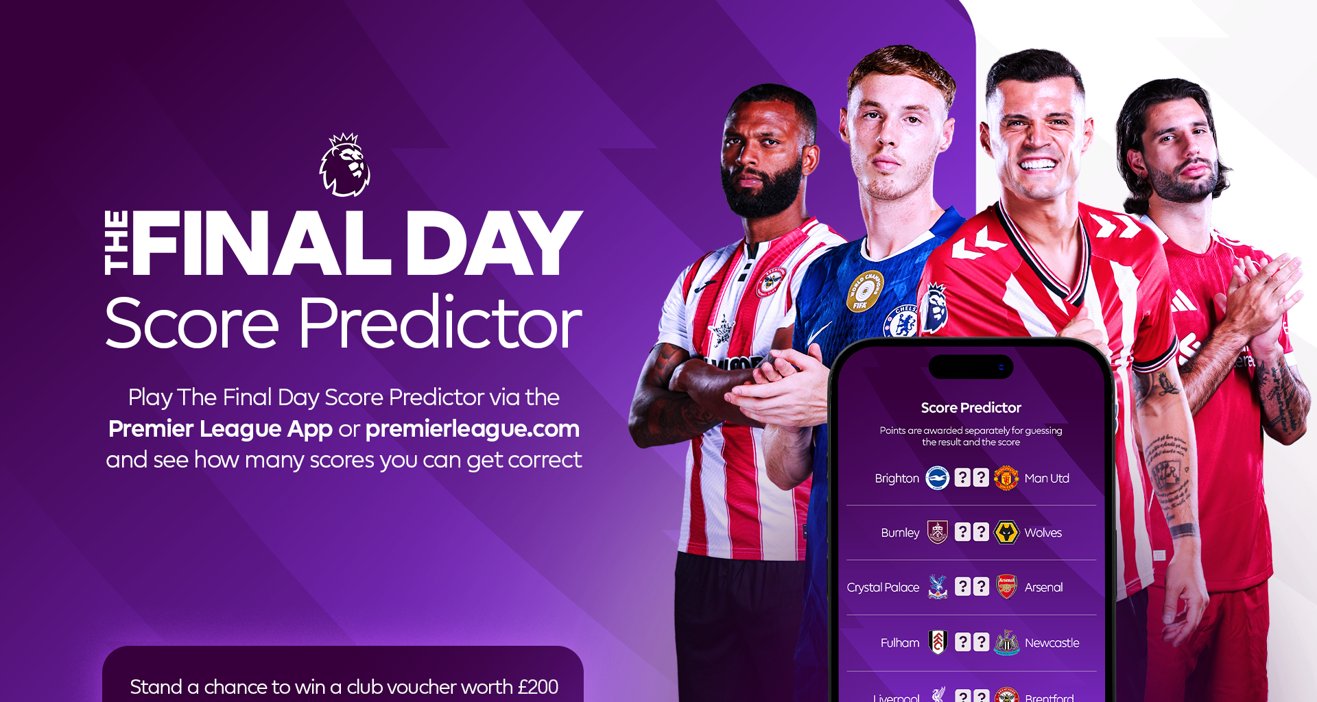 Final Day Score Predictor: Play NOW for chance to win a prize