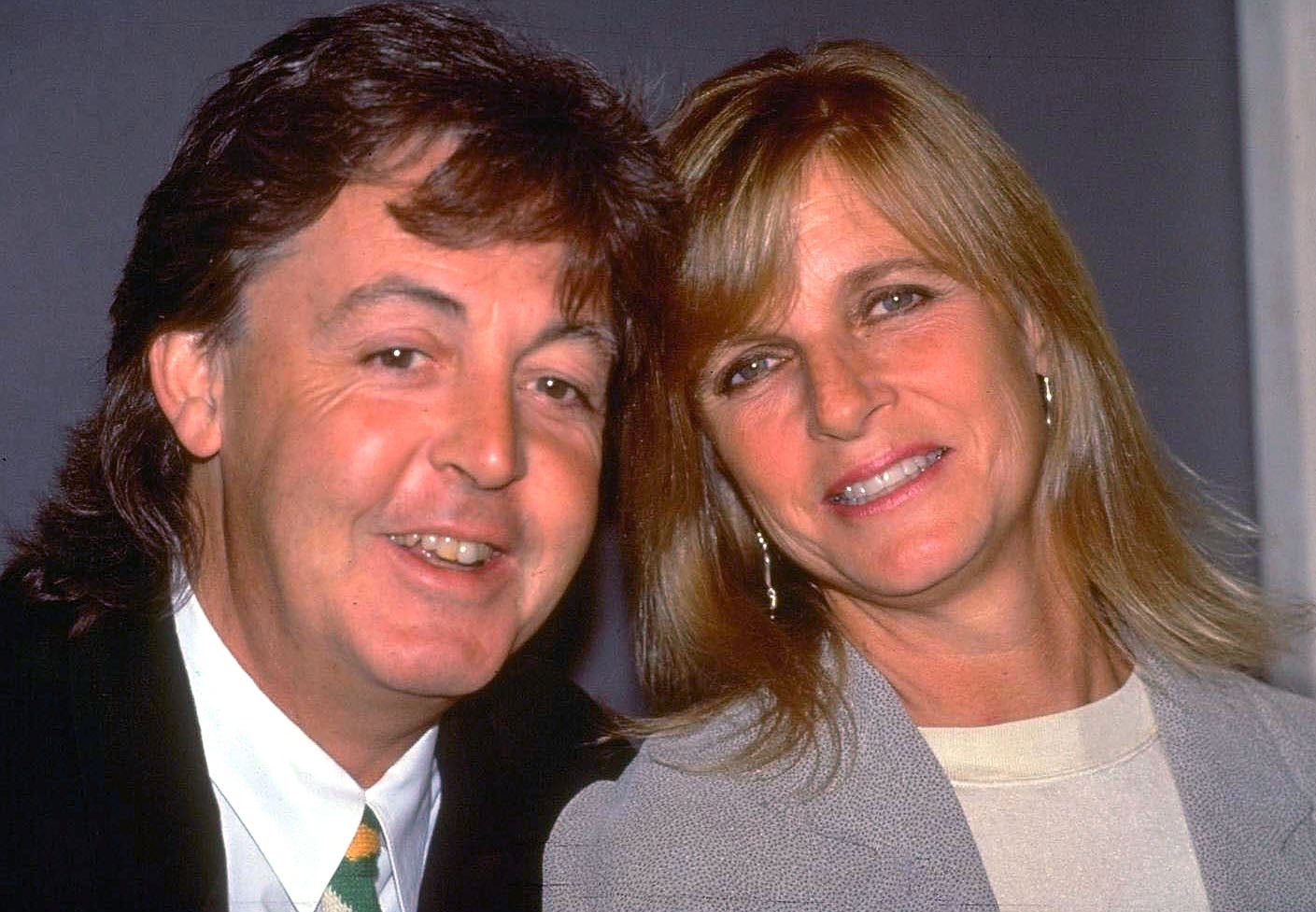 Paul McCartney with his late wife Linda