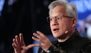 Jensen Huang urging something