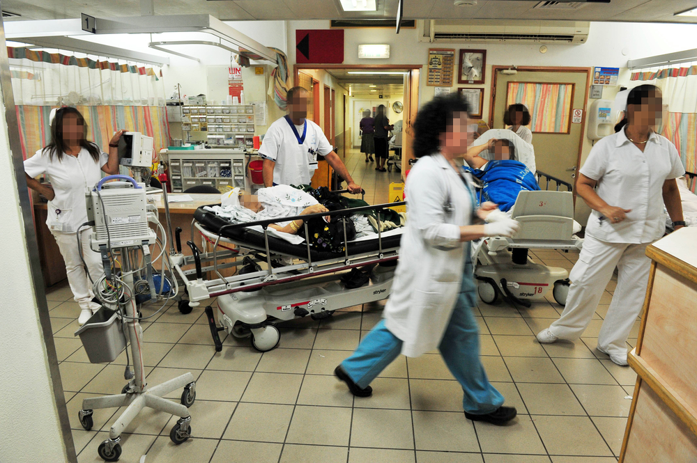 AI model could offer a second opinion. Pictured: an Israeli emergency room (Photo: ChameleonsEye / Shutterstock) חדר המיון בבית החולים ברזילי באשקלון
