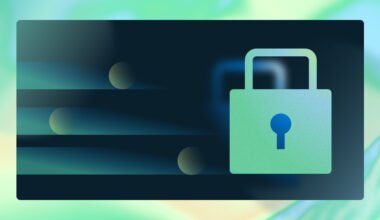 A lock icon on a green and yellow gradient background.